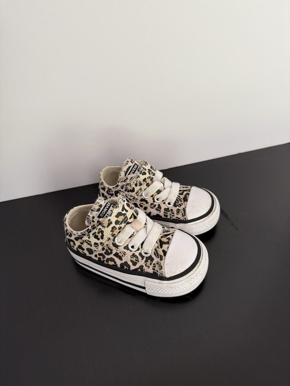 Converse Chuck Taylor All Star 2V Ox Leopard Toddler US 3 766298F